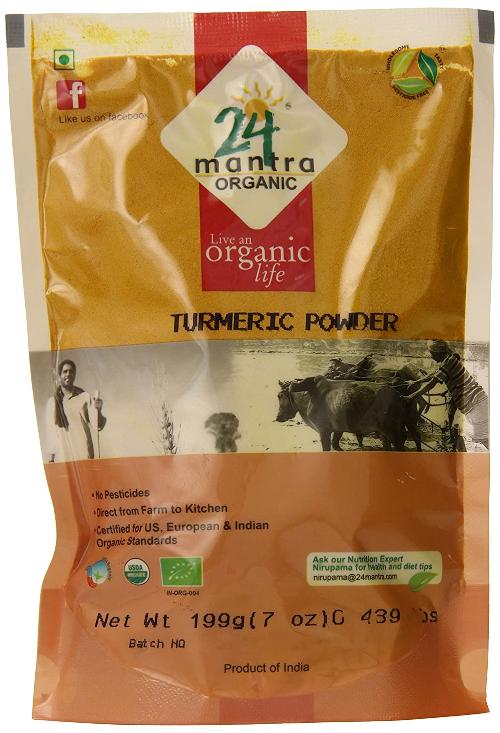 24 Mantra Organic Turmeric Powder