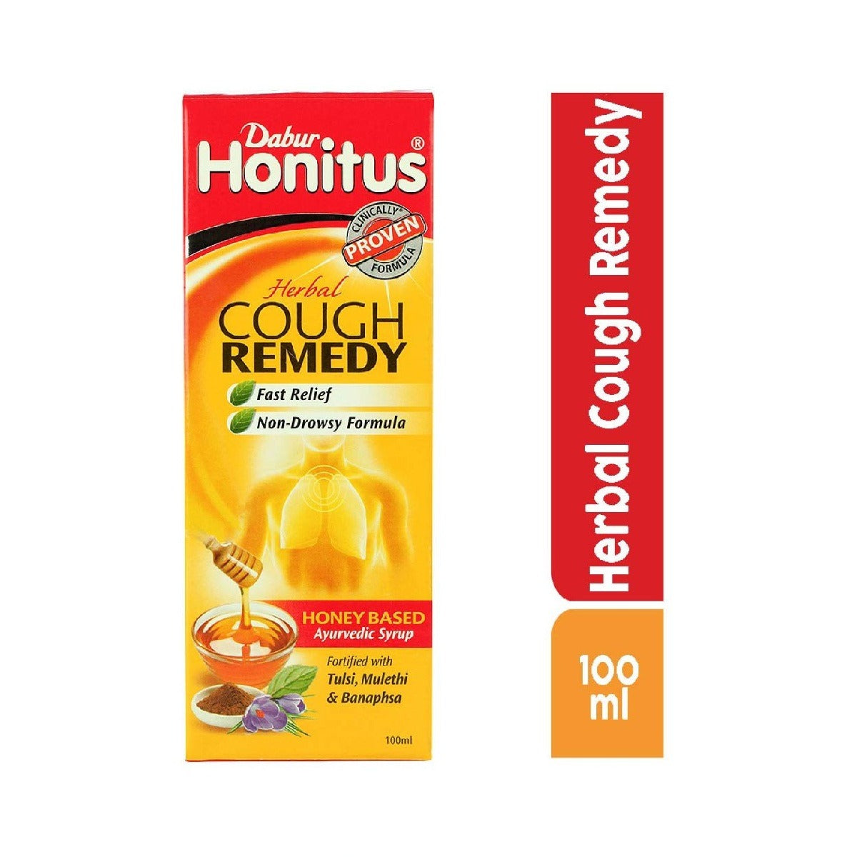 Buy Dabur Honitus Herbal Cough Remedy Syrup 100ML Online | Singh Cart