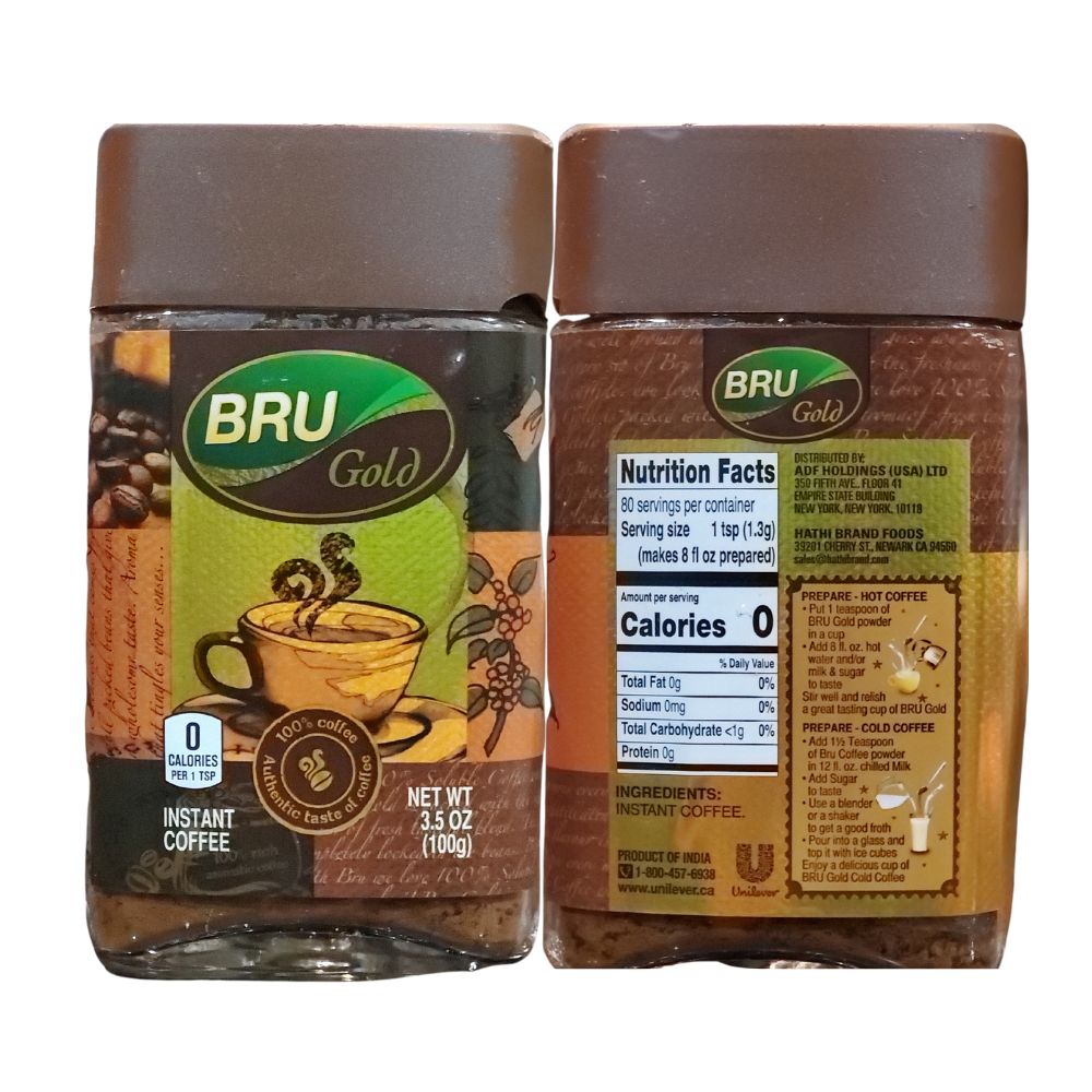 Bru Gold Coffee 3 5 Oz 100 Grams