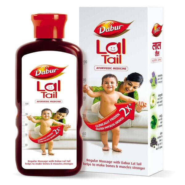Dabur Lal Tailoil Ayurvedic Medicine Kids Massage Oil 200 Ml