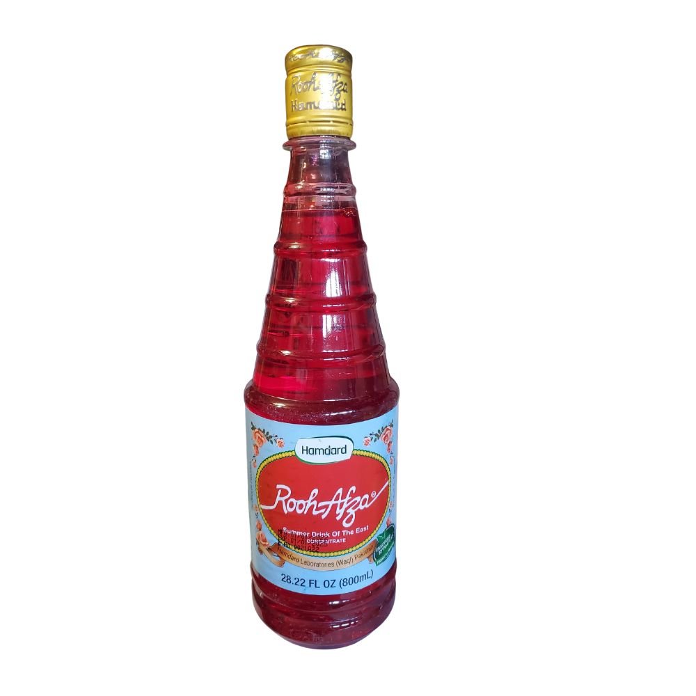 Hamdard Roohafza Sharbat Non Carbonated Soft Drink Mix 800 Ml 6 Bottle