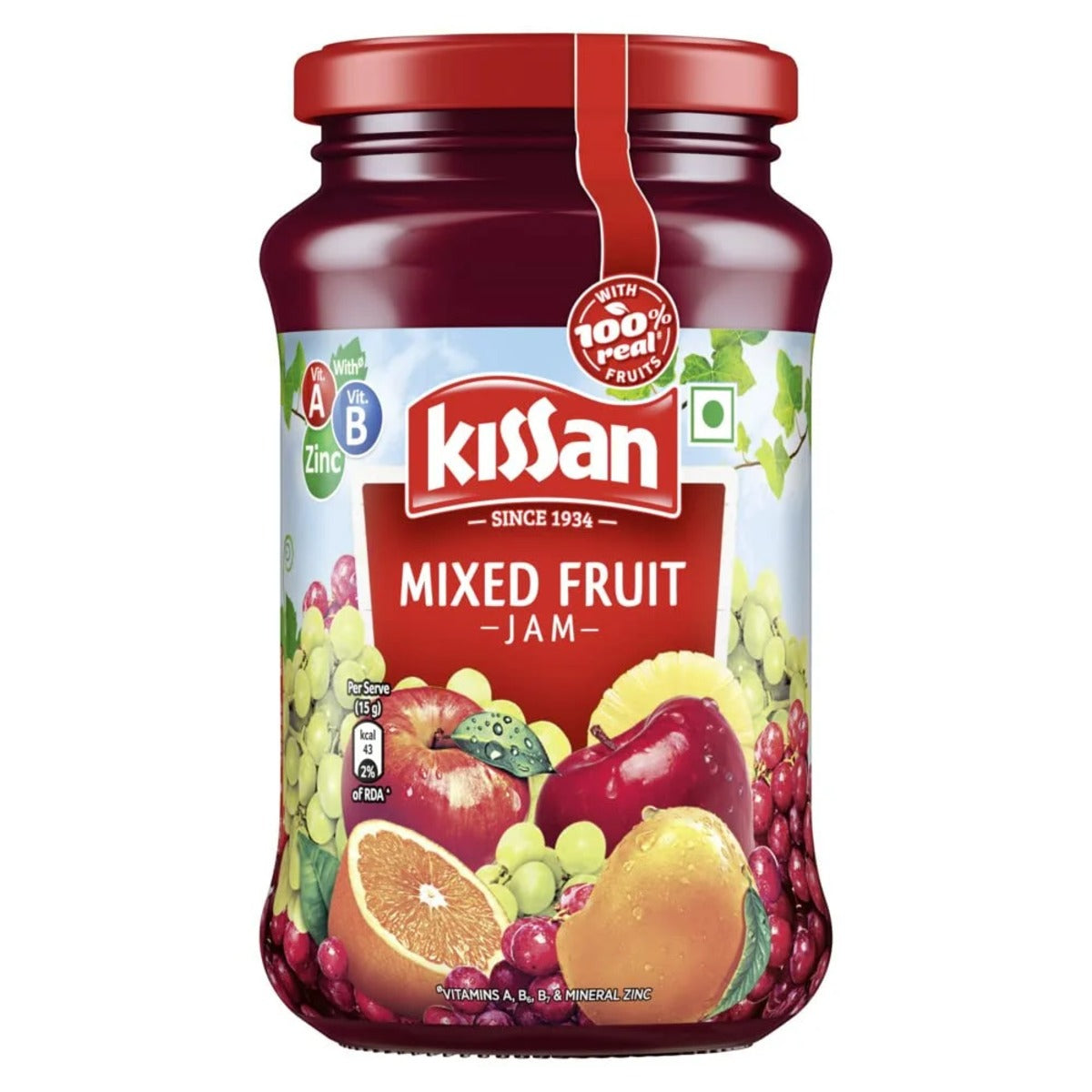 Kissan Mixed Fruit Jam 500 Grams (17.5 Oz)