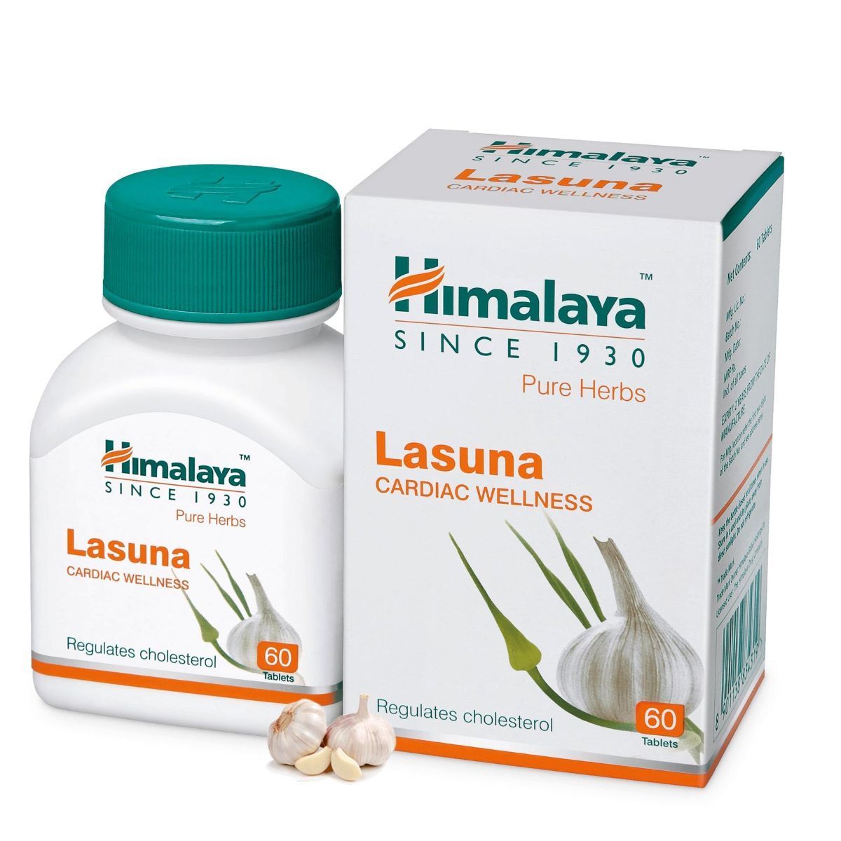 Buy Himalaya Lasuna Cardiac Wellness Capsules Online | Singh Cart