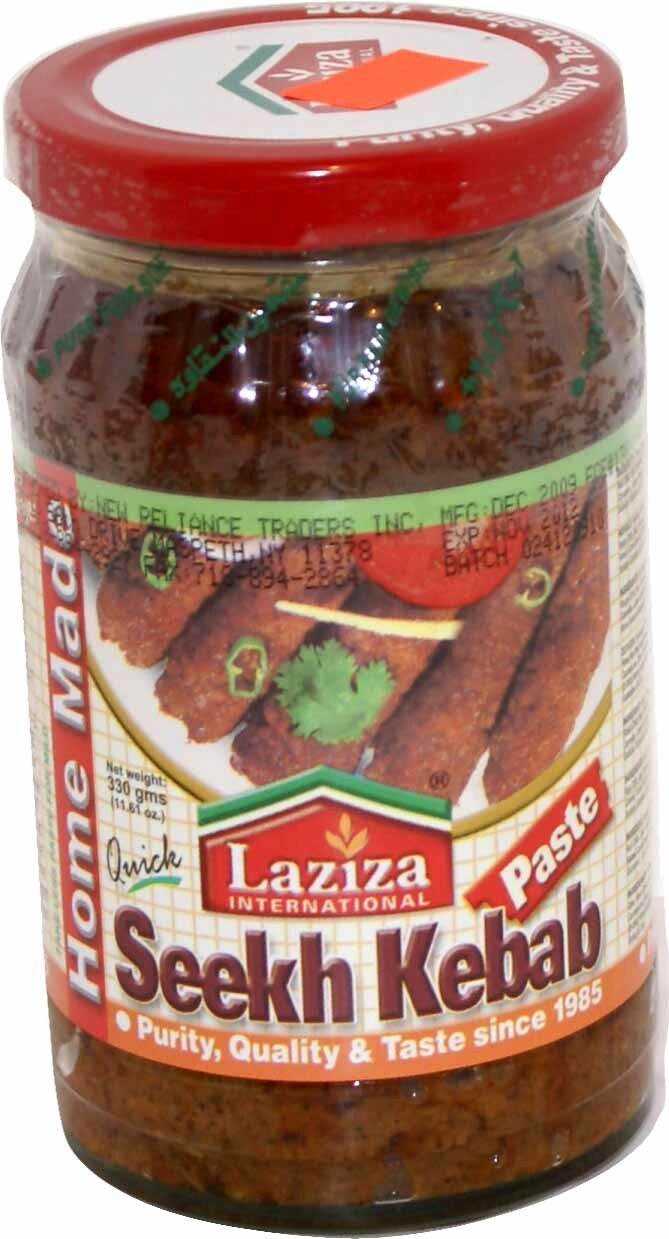 Laziza Quick Seekh Kebab Paste 330 Grams 11 61 Oz 5 99