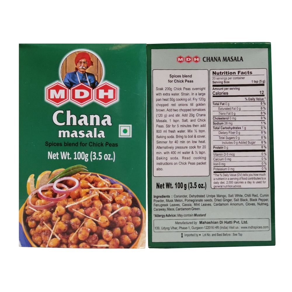 Mdh Chana Masala 100 G