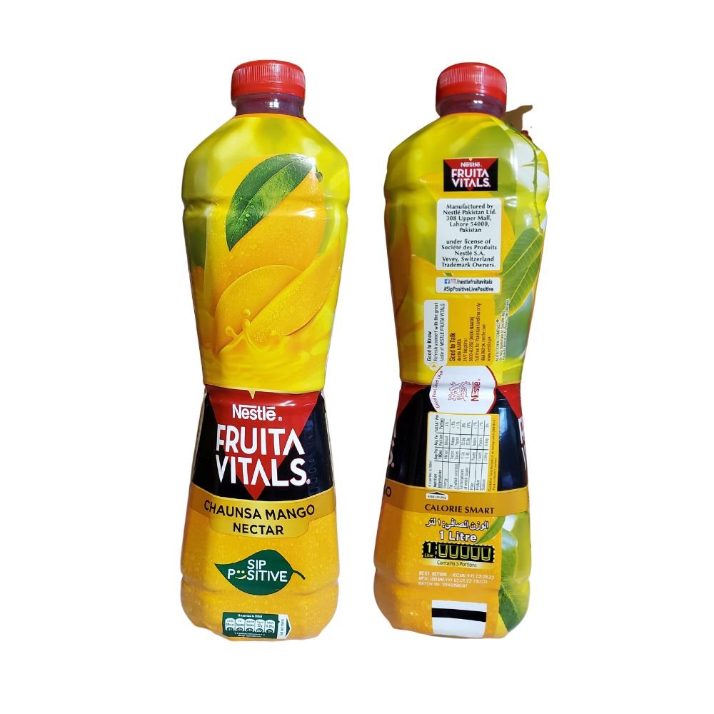 Nestle Fruita Vitals Chaunsa Mango Nectar 1 Litre Pack Of 2