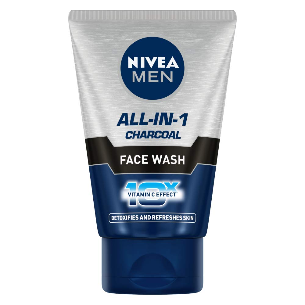 Nivea Men All In 1 Charcoal Face Wash 100 G