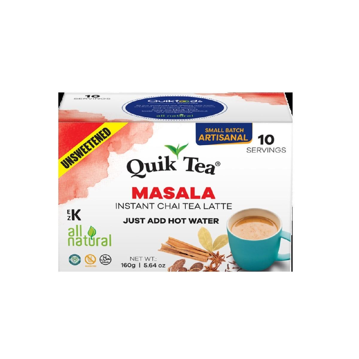 Buy Quick Tea Masala Chai - Unsweetened | Singh Cart
