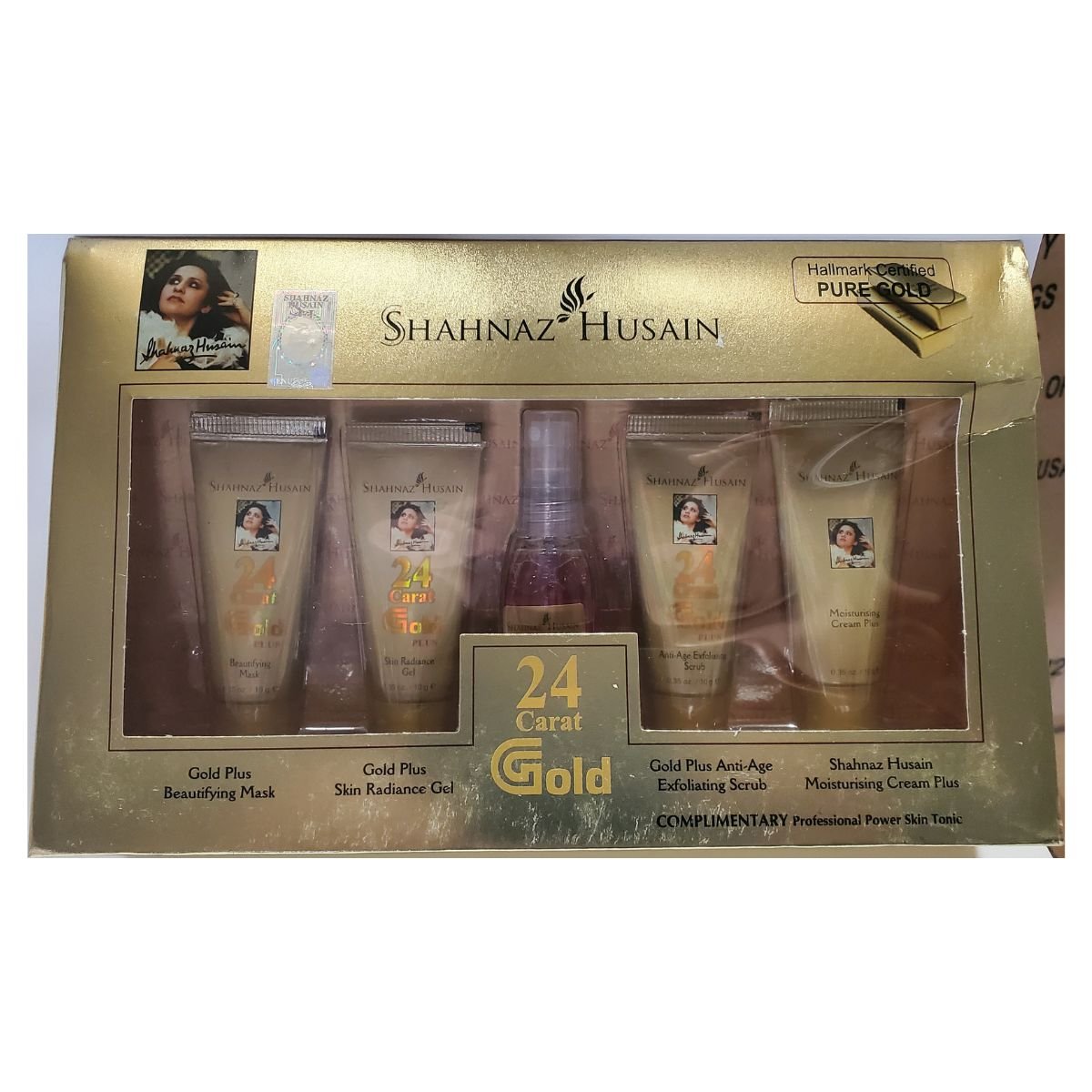 Shahnaz Husain 24 Carat Gold Kit Hallmark Certified Gold Skin Rediance 55 G