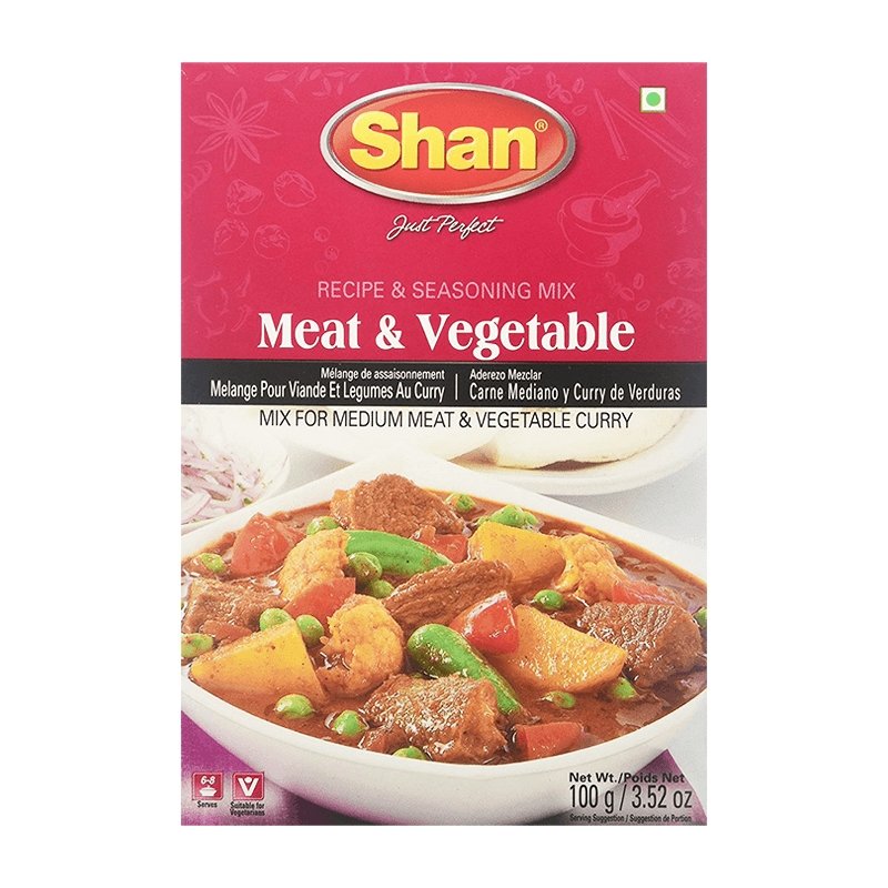 Shan Meat Vegetable Curry Mix 100 Gm