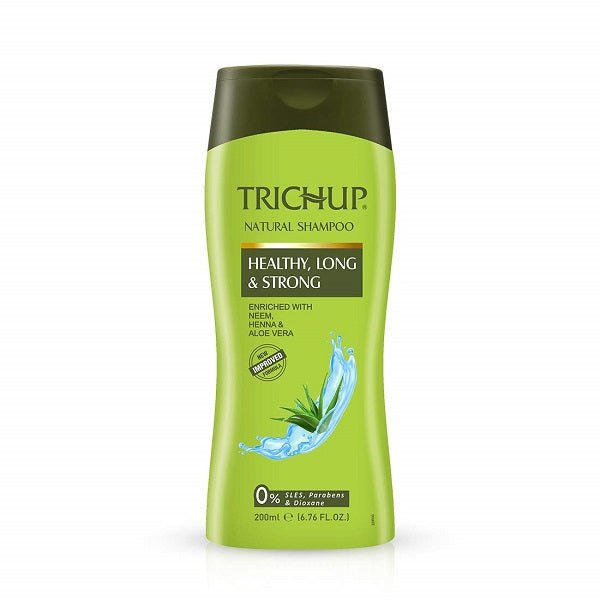 Trichup Natural Shampoo With Neem Henna Aloe Vera 200 Ml 6 76 Oz