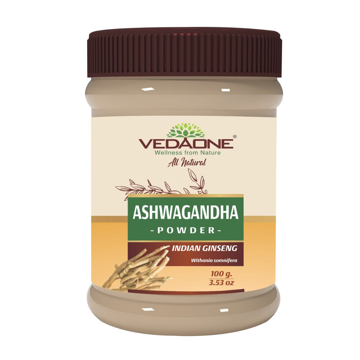 Buy Vedaone Organic Ashwagandha Powder - Natural Stress & Anxiety Relief | Singh Cart