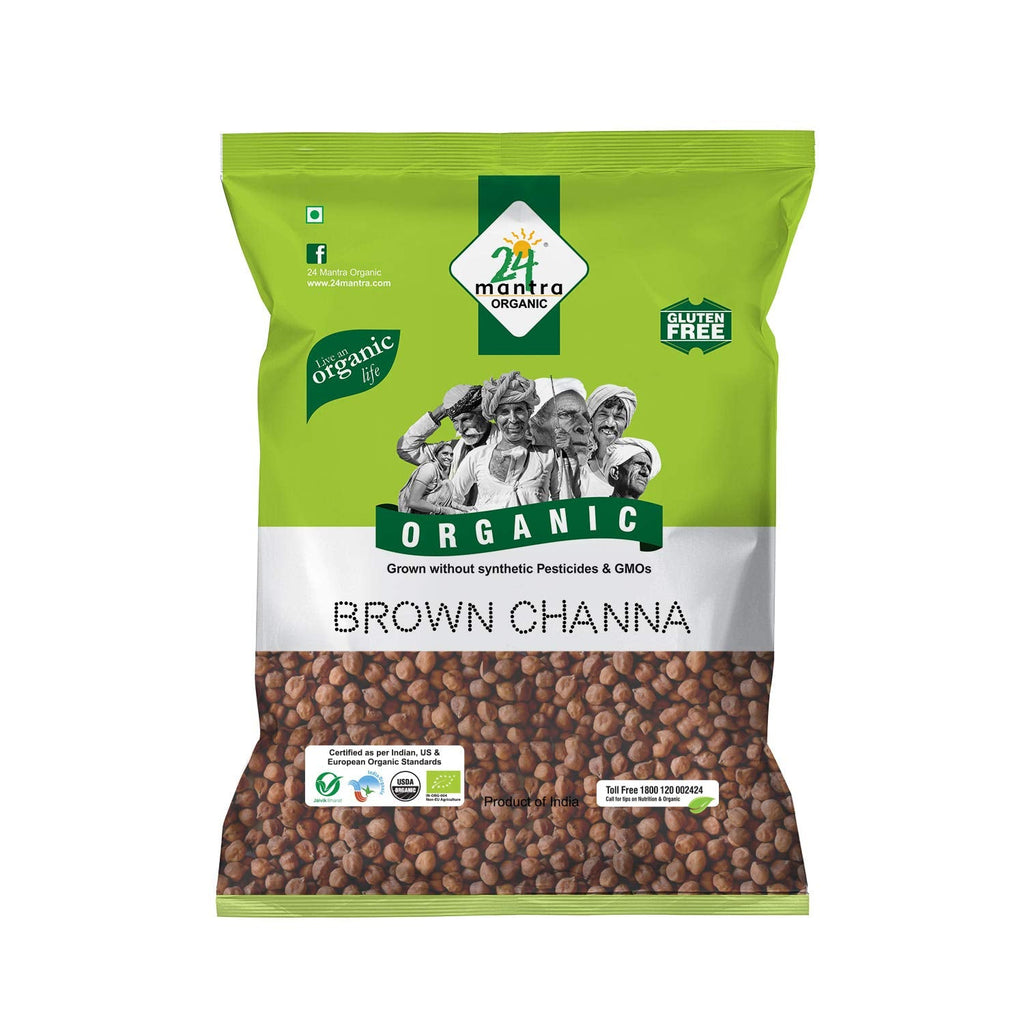 24 Mantra Organic Brown Chana - Singh Cart