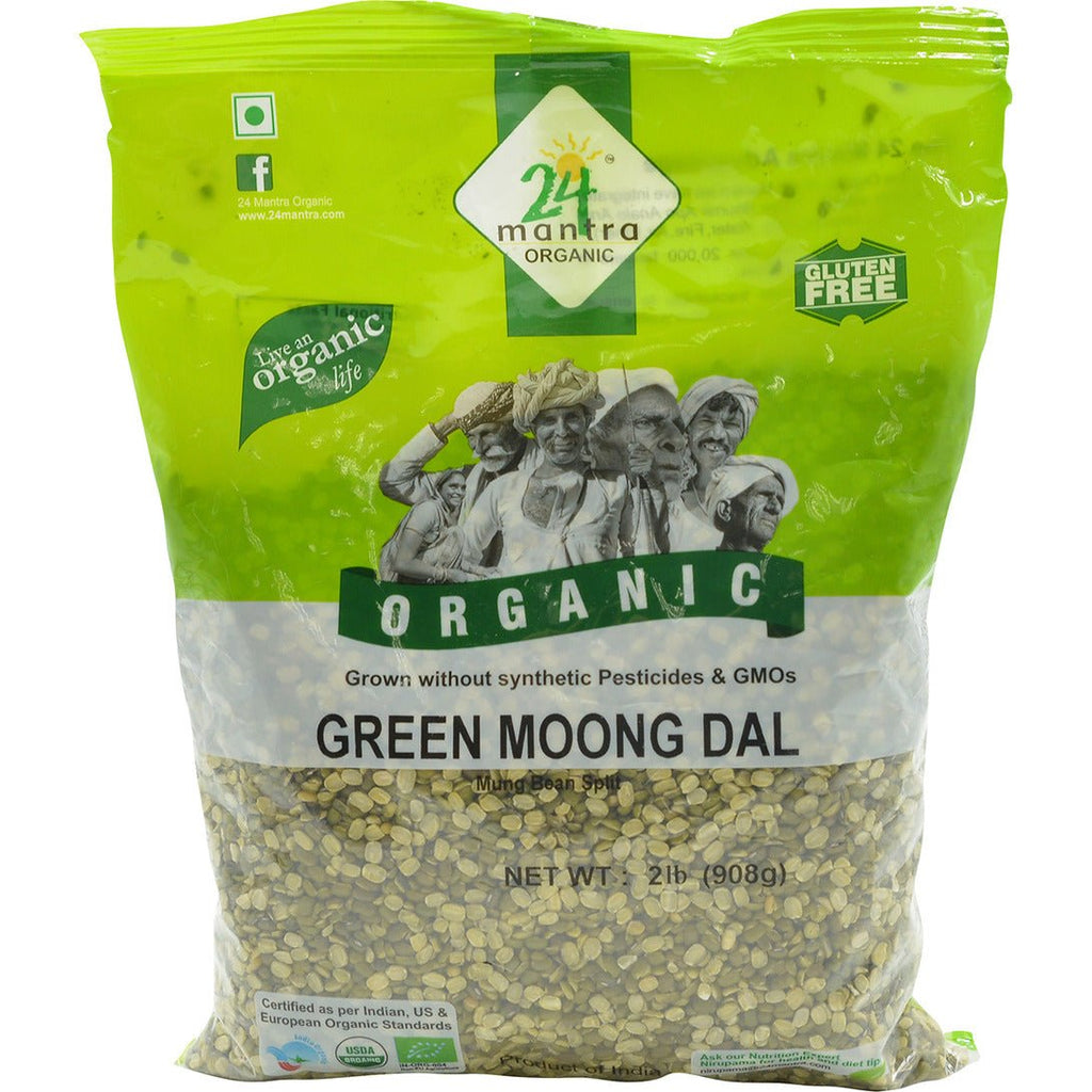 24 Mantra Organic Green Moong Dal - Singh Cart