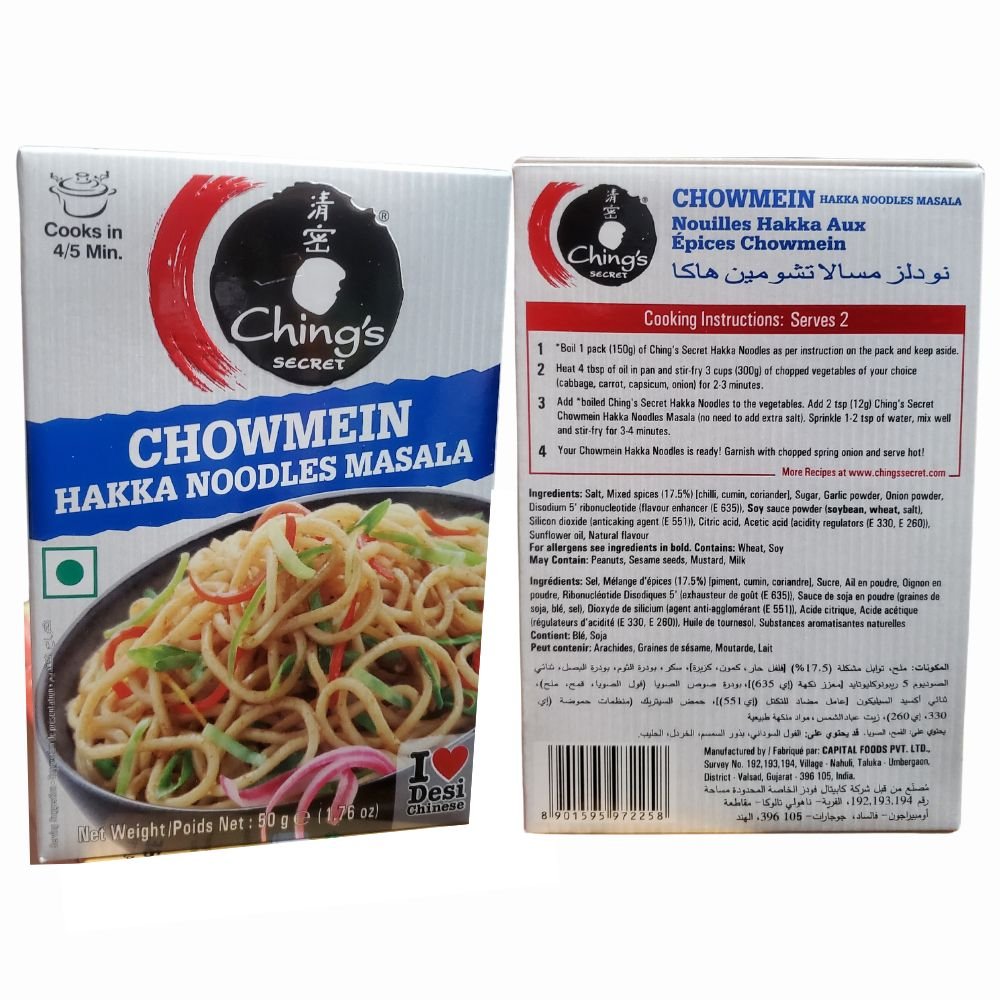 Chings Chowmein Hakka Noodles Masala 100g - Singh Cart