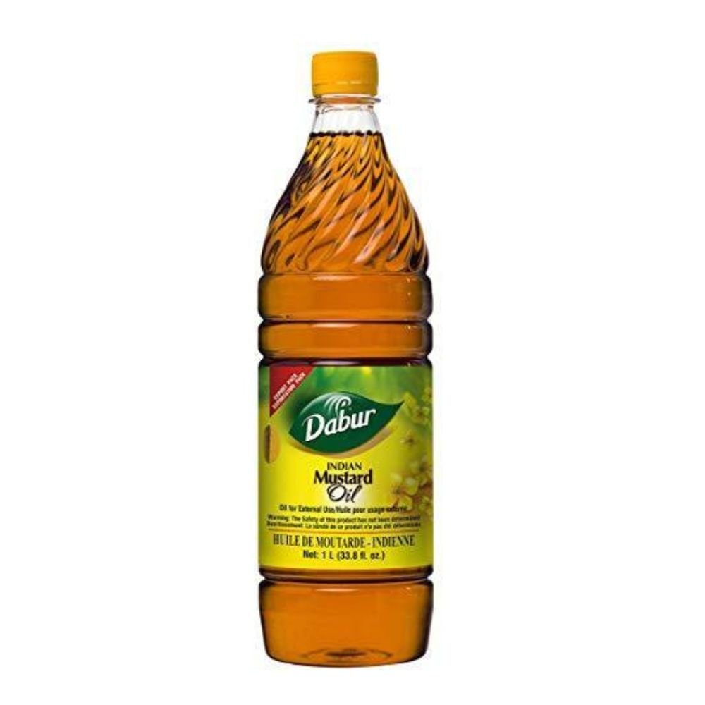 Dabur Mustard Oil Kachchi Ghani Tel 1L - Singh Cart