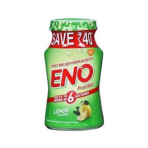 Eno Lemon Flavour Fast Relief From Acidity in 6 Seconds Fruit Salt 100g (3.5oz) - Singh Cart