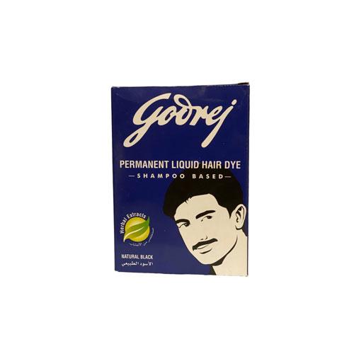 Godrej Permanent Liquid Hair Dye Shampoo Based Natural 85 ml - Singh Cart