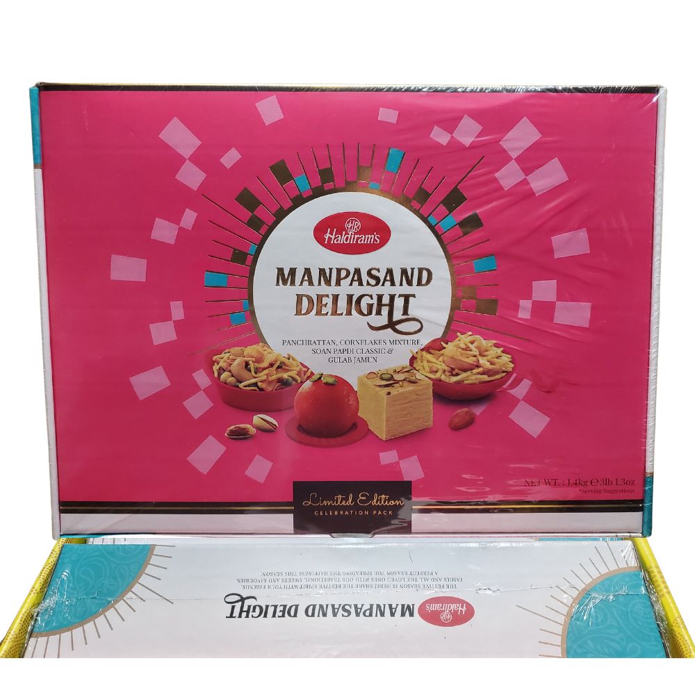 Haldirams All Occasion Gift Box With Sweets And Snacks 3.3lbs - Singh Cart