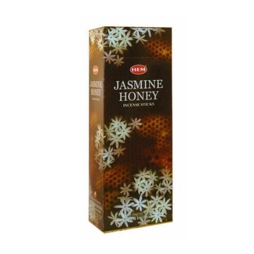 Hem Jasmine Honey Incense Sticks (Aggarbatti) 120 Sticks - Singh Cart