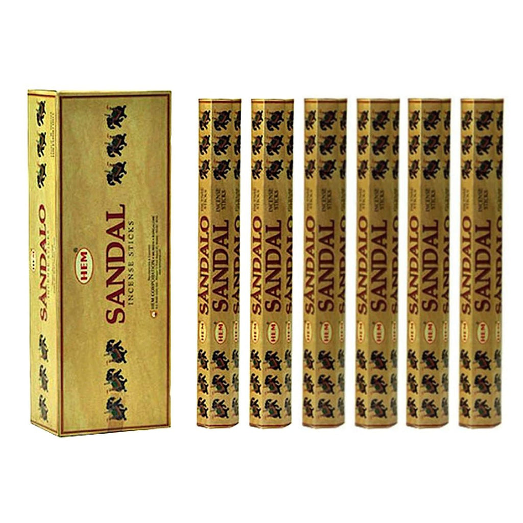 Hem Sandal Incense Sticks (Agarbatti) 120 Sticks - Singh Cart