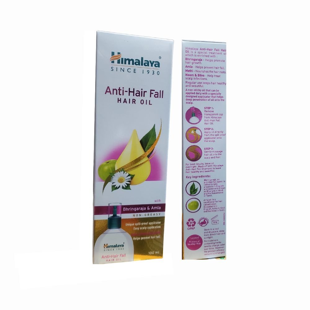 Himalaya Anti Hair Fall Hair Oil With Bhringaraja & Amla Non-Greasy 200ml (6.76oz) - Singh Cart