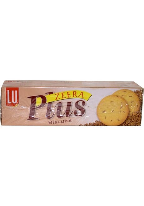 LU Zeera Plus Biscuits 126.5 Grams (4.46 OZ) - Singh Cart