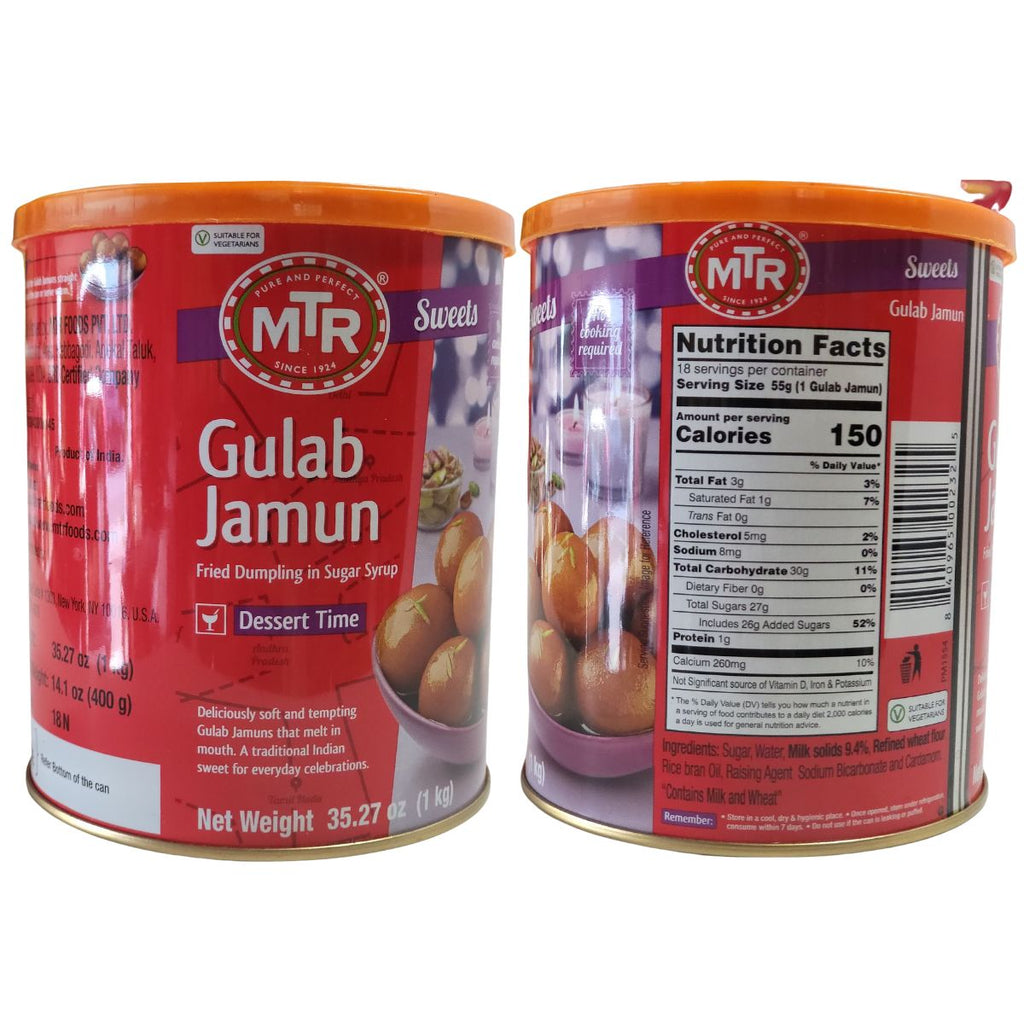 Mtr Gulab Jamun 1kg (35.7oz) - Singh Cart