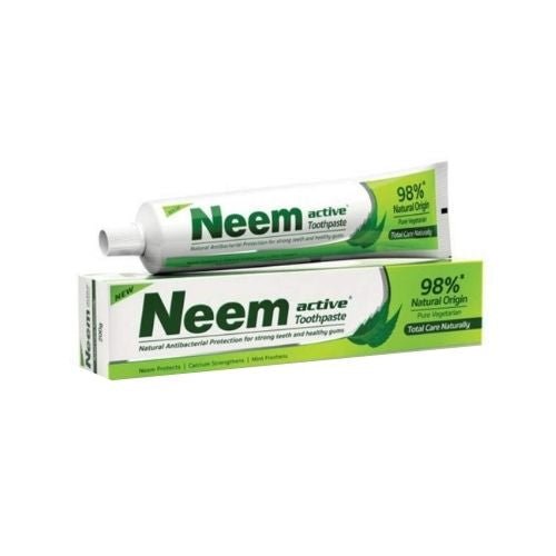 Neem Active Toothpaste Natural Origin 200g (7.05oz) Pack of 3 - Singh Cart