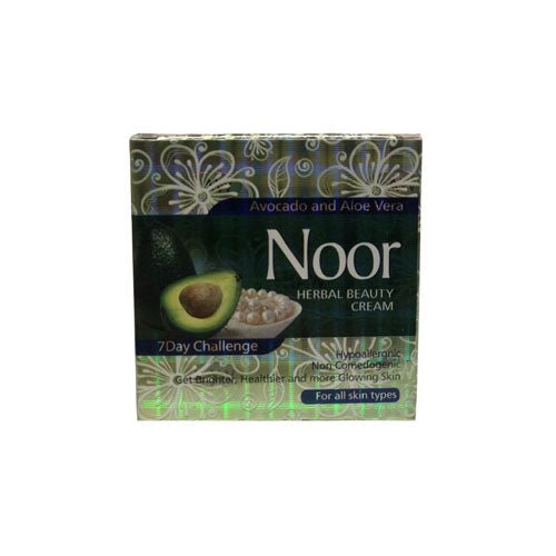 Noor Herbal Beauty Cream Avocado and Aloe Vera 7 Day Challenge - Singh Cart
