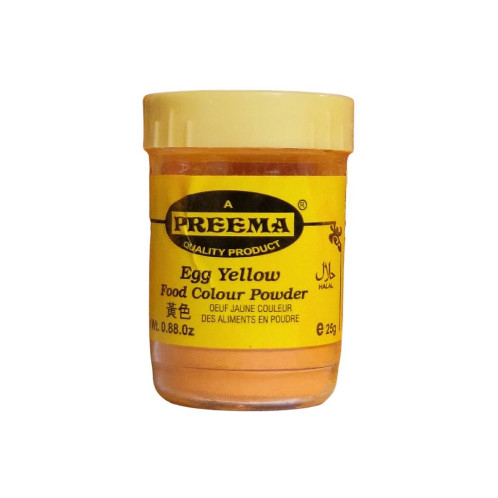 Preema Egg Yellow Food Color Powder 25g - Singh Cart