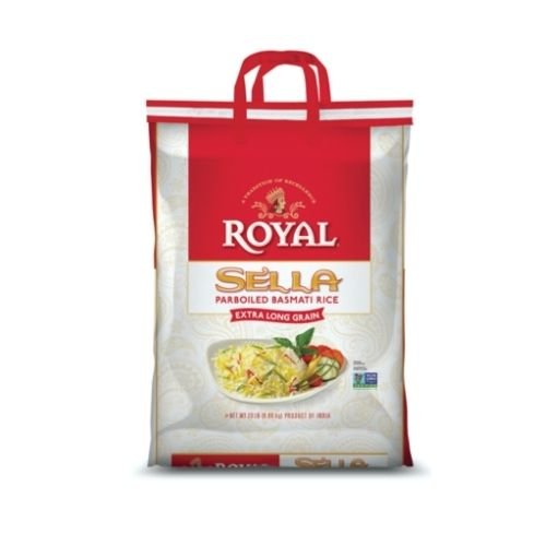 Royal Sella Basmati Rice Extra Long Grain 10lbs (4.54kg) - Singh Cart