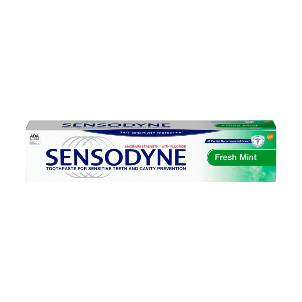 Sensodyne Toothpaste For Sensitive Teeth Fresh Mint 150 g (Pack of 3) - Singh Cart