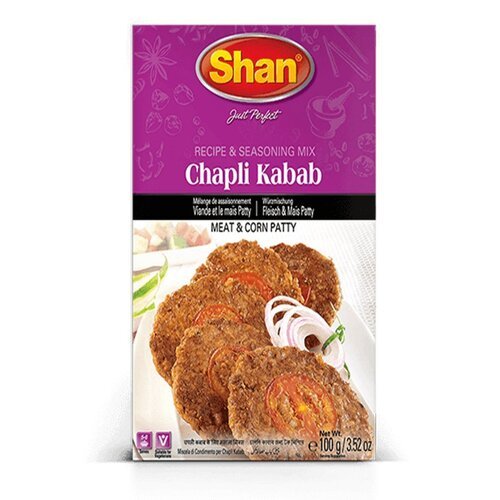 Shan Chapli Kabab Recipe and Seasoning Mix 100g - Singh Cart