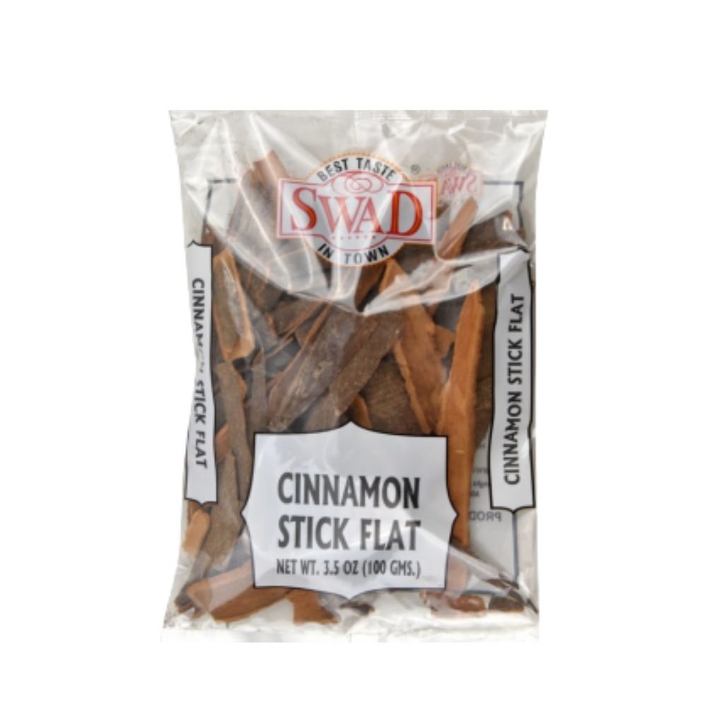 Swad Cinnamon Stick (Flat) 100g - Singh Cart