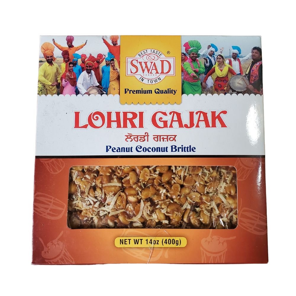 Swad Lohri Gajak Peanut Chikki 400g - Singh Cart