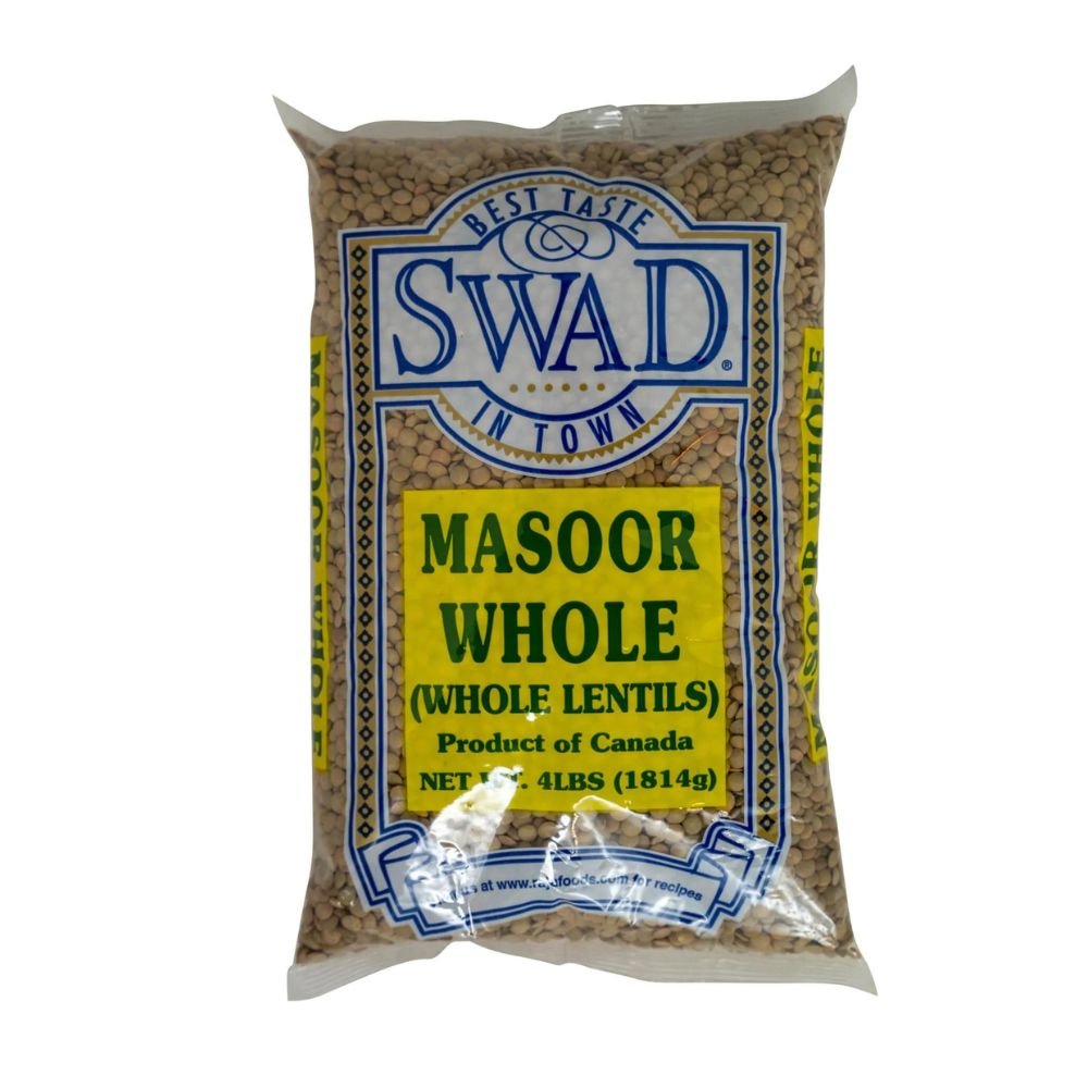 Swad Masoor Whole (Whole Lentils) 4lbs - Singh Cart