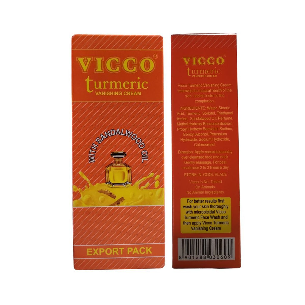 Vicco Turmeric Skin Cream With Sandalwood Oil 70g - Singh Cart