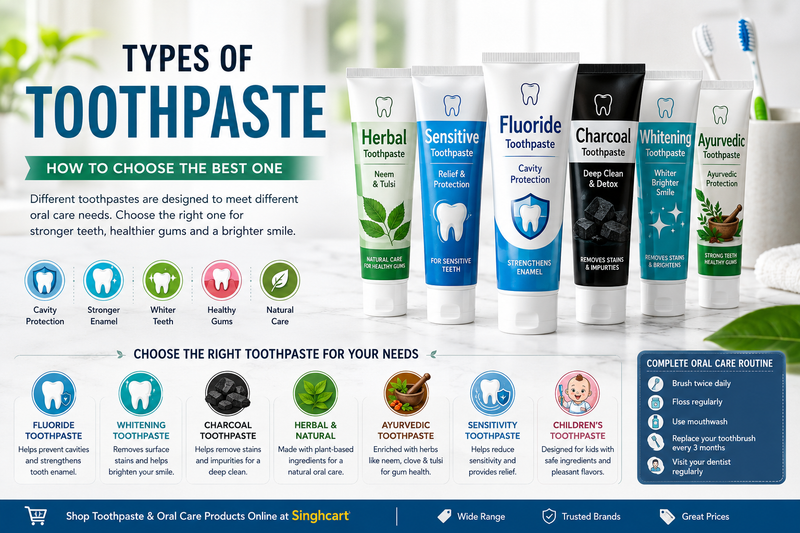 Types of Toothpaste Explained