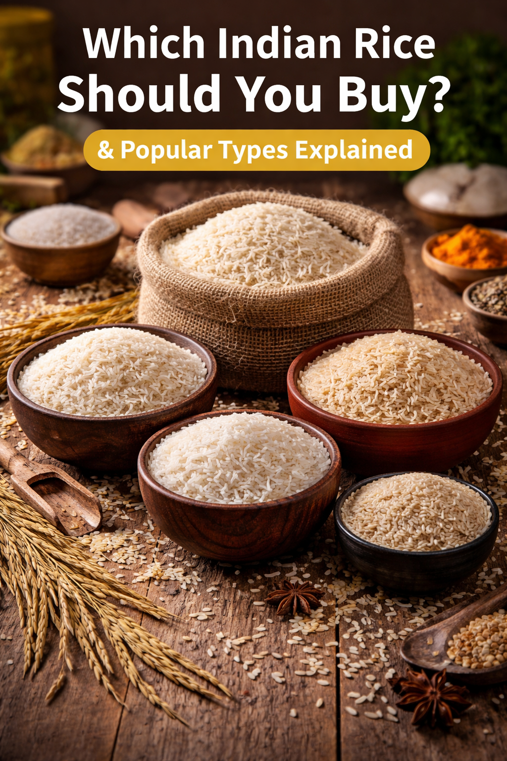 Which Indian Rice Should You Buy? Basmati, Sona Masoori & Popular Types Explained