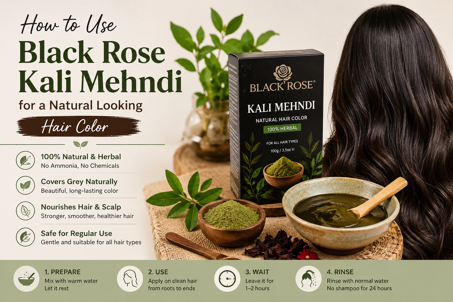 Black Rose Kali Mehndi