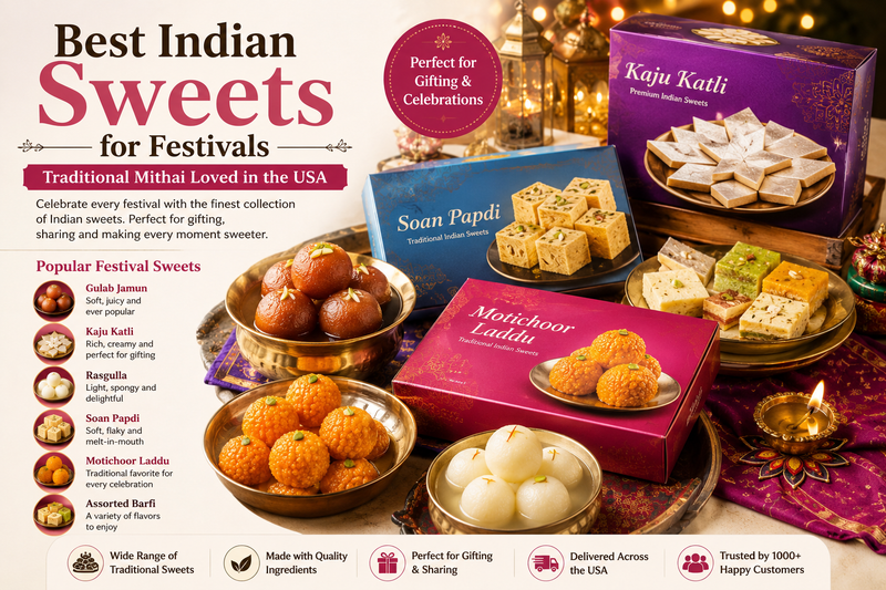 Best Indian Sweets for Festivals