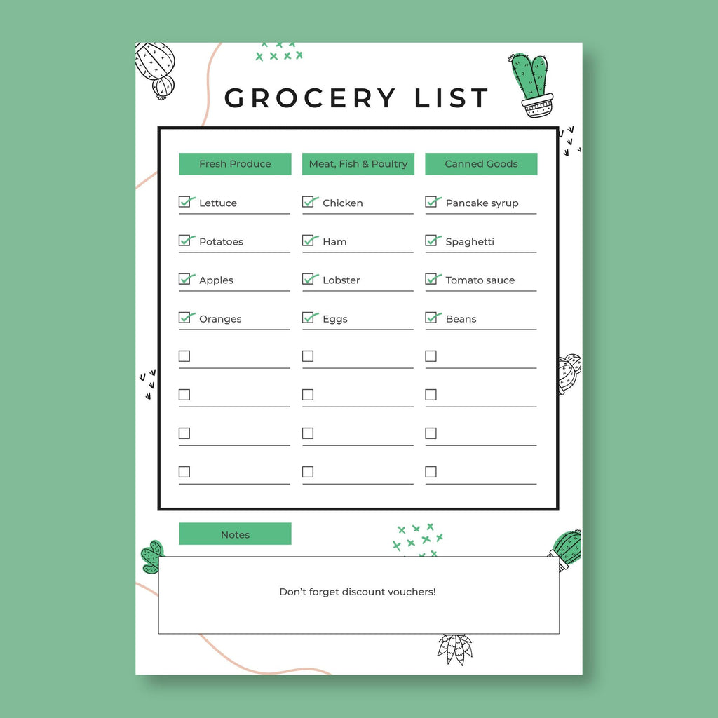 Budget-conscious grocery codes