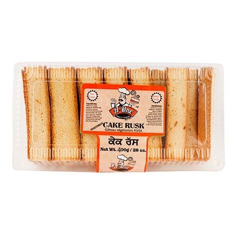 A One Cake Rusk Eggless 400g - Singh Cart