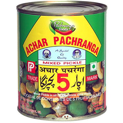 Pachranga Mixed Pickle Achar 800 G 28 Oz Mixed Pickle Pack Of 6
