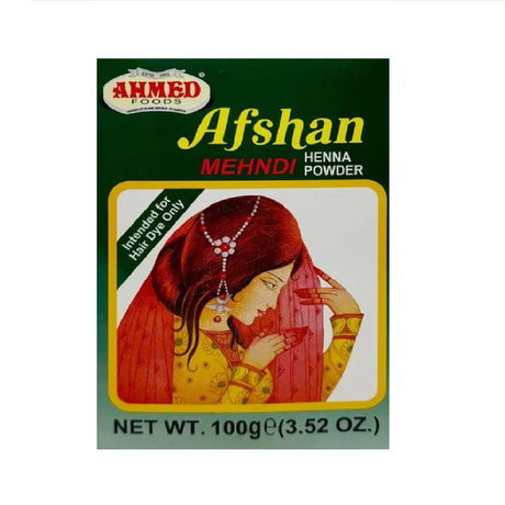 Ahmed Afshan Henna Mehndi Powder 3.52 OZ (100 Grams)