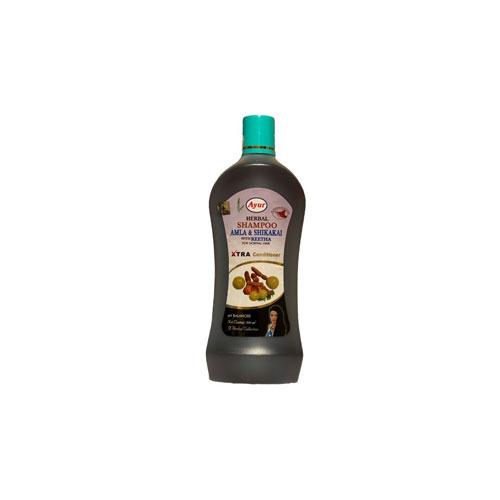 Buy Ayur Herbal Amla Shikakai Shampoo with Reetha 500ml | Singh Cart