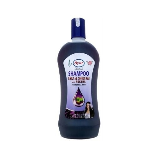Ayur Herbal Shampoo Amla Shikakai With Reetha 1000 Ml