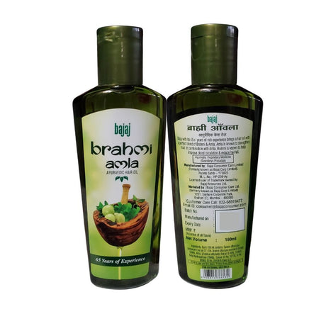 Bajaj Brahmi Amla Ayurvedic Hir Oil 180 Ml