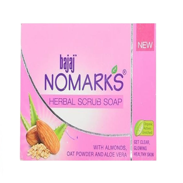 Bajaj Nomarks Herbal Scrub Soap 125g